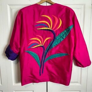 Appliquéd SILK Jacket